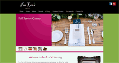 Desktop Screenshot of ivaleescatering.com